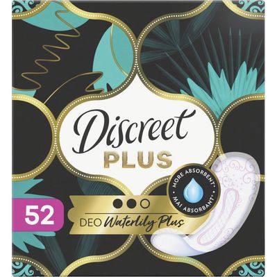 Щоденні прокладки Discreet ZonePlus Deo Waterlilly 52 шт. (8006540231746/8700216154789)