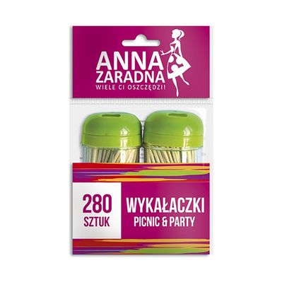 Зубочистки Anna Zaradna 280 шт. (5903936007165)
