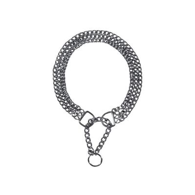 Нашийник для тварин Trixie трьохрядний хромований 45 см/2.5 мм (4011905022659)