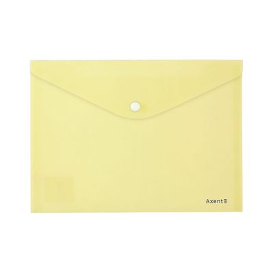 Папка - конверт Axent А5, Pastelini, жовта (1522-08-A)