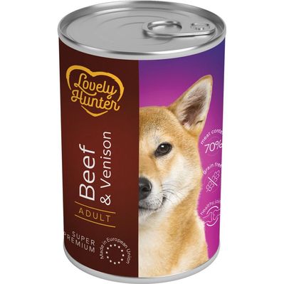 Консерви для собак Lovely Hunter Adult Beef and Venison 800 г (LHU45621)