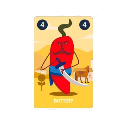 Настільна гра Lord of Boards Круті Перці (Chili Mafia) - набір промокарт Вогняр (LOB22041UA)