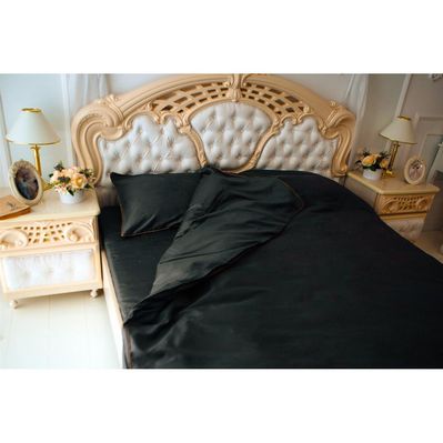 Постільна білизна MirSon Сатин Premium Corner Iron grey 110х140 (2200001484276)