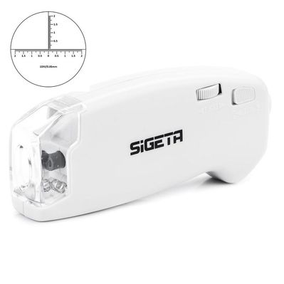 Мікроскоп Sigeta MicroGlass 40x R/T (зі шкалою) (65136)