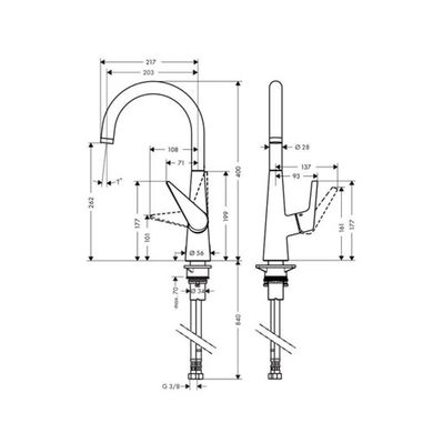 Смеситель Hansgrohe 72810000