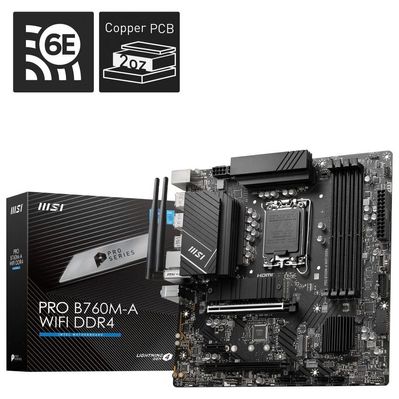 Материнська плата MSI PRO B760M-A WIFI DDR4