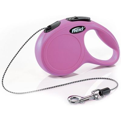 Повідок для котів Flexi Cat трос XS 3 м рожевий (4000498023433)