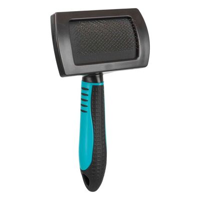 Гребінець для тварин Trixie Щітка-пуходерка м'яка 17х10 см (4011905241326)