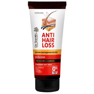 Кондиціонер для волосся Dr. Sante Anti Hair Loss для послабленого і схильного до випадіння волосся 200 мл (4823015936616)