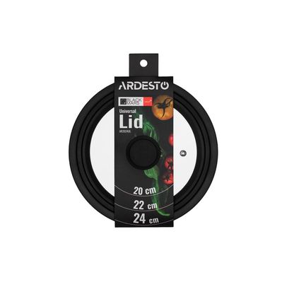 Крышка для посуды Ardesto Black Mars Smart 20/22/24 см (AR2024UL)
