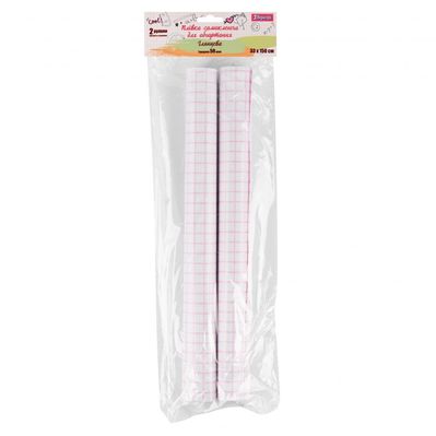 Обкладинки для книг 1 вересня самоклеюча 33 см х 150 см, 50мкм 2 рулони (910315)