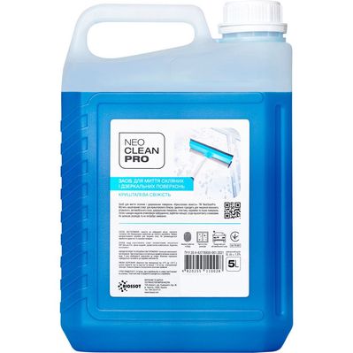 Засіб для миття скла Biossot NeoCleanPro Кришталева свіжість 5 л (4820255110028)
