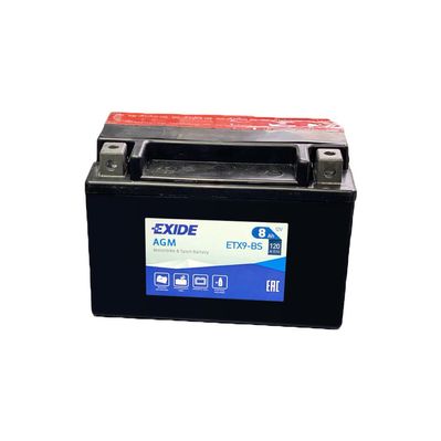 Акумулятор автомобільний EXIDE AGM 8Ah (+/-) (120EN) (ETX9-BS)