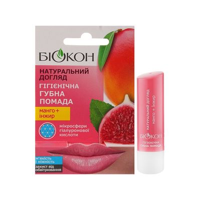 Гігієнічна помада Біокон Манго + Інжир 4.6 г (4820160035485)