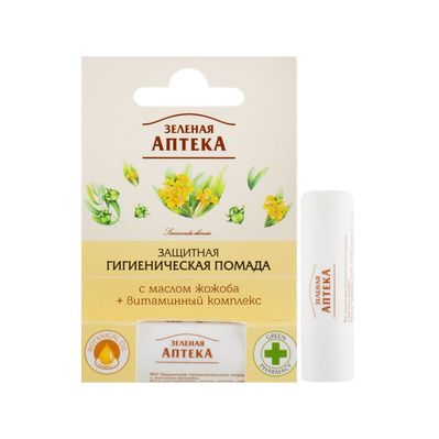 Гігієнічна помада Зелена Аптека З олією жожоба 3.6 г (8588006037340)