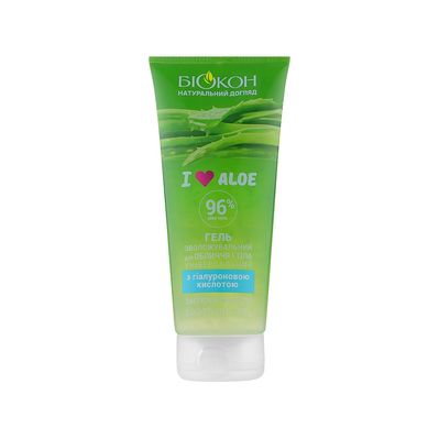 Гель для обличчя Біокон I Love Aloe Універсальний зволожувальний 200 мл (4823110301098)