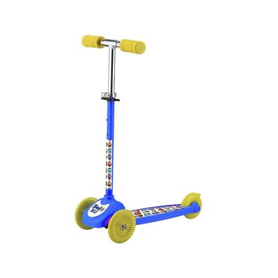 Самокат Bimbo Bike Monsters 12` з регулюванням висоти Синьо-жовтий (75803-IS)