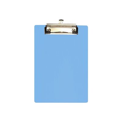 Клипборд-папка Economix A5 з притиском та підвісом, пластик, блакитний (E30157-82)