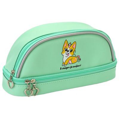 Пенал Cool For School 2 відділення салатовий (CF87217)