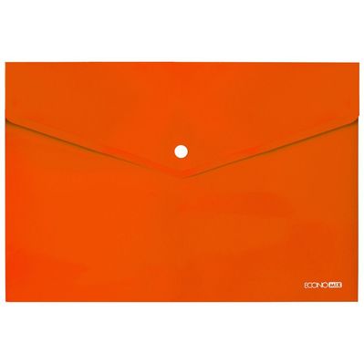 Папка - конверт Economix А4 180 мкм, непрозора помаранчева (E31301-06)
