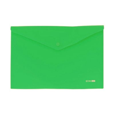 Папка - конверт Economix А4 180 мкм, непрозора, фактура "помаранч", зелена (E31305-54)