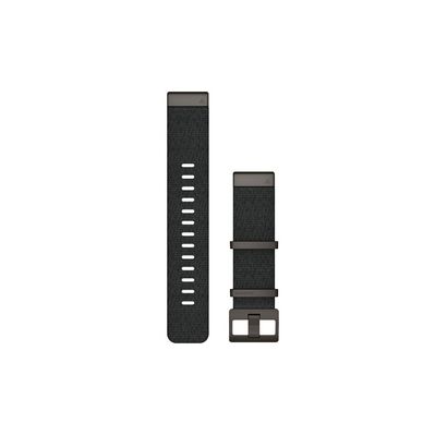 Ремінець до смарт-годинника Garmin MARQ, QuickFit 22m, Jacquard-weave Nylon Strap, Heathered Black (010-12738-03)