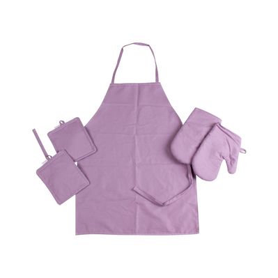 Фартух MirSon Набір №214 - Lavender дві прихватки + дві рукавички-прихватки + фартух (2200006754329)