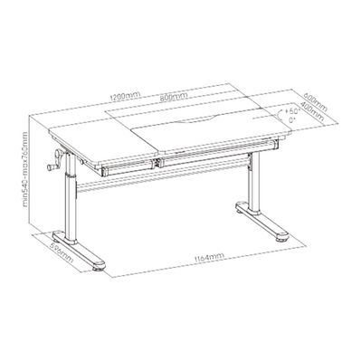 Парта Cubby Парта Iris Grey Cubby (Iris Grey)