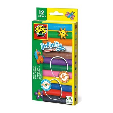 Пластилін Ses ВЕСЕЛА ЛІПКА (12 кольорів) (00406S)