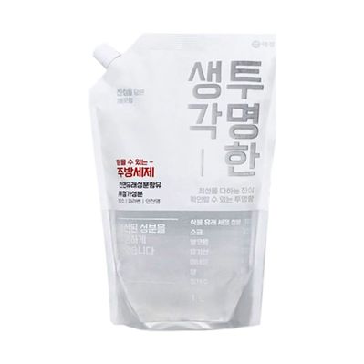 Засіб для ручного миття посуду Aekyung Trio Transparent Thinking Запаcка 1 л (8801046275566)