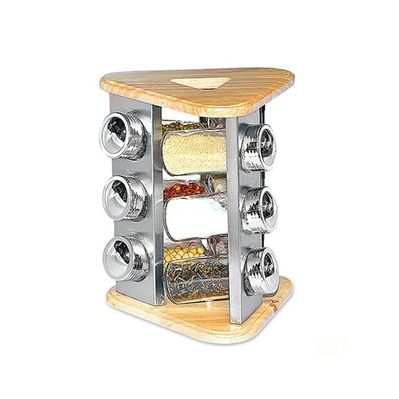 Набір для спецій Stenson трикутна на підставці 9 шт (MS-3504)