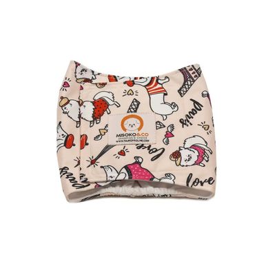 Підгузки для тварин MISOKO&CO Багаторазовий для псів L (Франція) (HAINMSK63130)