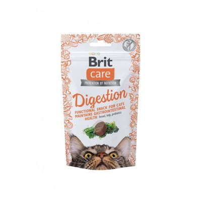 Ласощі для котів Brit Care Cat Snack Digestion з тунцем 50 г (8595602555772)