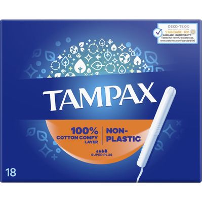 Тампоны Tampax Super Plus с аппликатором 18 шт. (8006540716670)