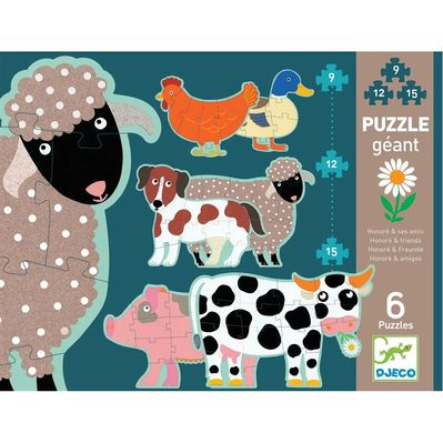 Пазл Djeco гігант Честь та друзі (DJ07112)