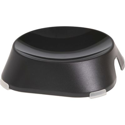 Посуд для котів Fiboo Flat Bowl миска з антиковзаючими накладками чорна (FIB0091)