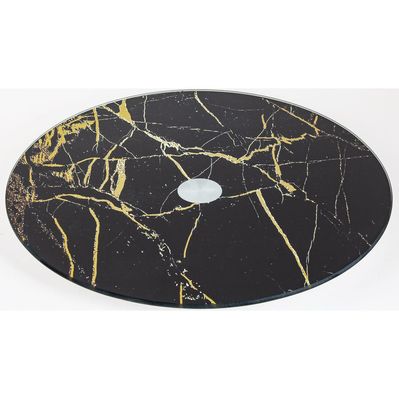 Тортівниця Viva Marble поворотна низька 30 см Чорна (S3012/2-Z306)