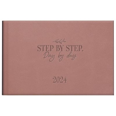 Тижневик Brunnen датований 2024 кишеньковий Torino Trend Пудровий A6 72 аркуші (73-755 38 254)