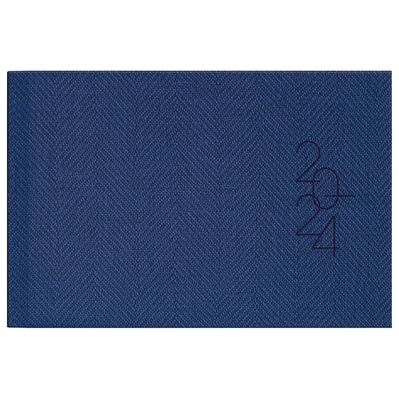 Тижневик Brunnen датований 2024 кишеньковий Tweed Синій A6 72 аркуші (73-755 32 304)