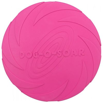 Іграшка для собак Trixie Activity Літаюча тарілка d:24 см (рожева) (4011905335032)