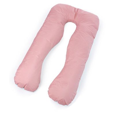 Подушка MirSon для вагітних і відпочинку Eco Line №8016 U-подібна Dusty Rose (2200006178415)