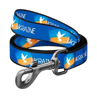 Повідок для собак WAUDOG Nylon "Прапор" S 15 мм х 122 см (4915-0229)