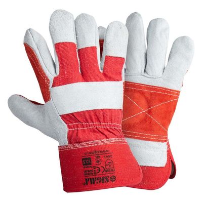 Захисні рукавички Sigma комбіновані замшеві р10.5 клас АВ (посилена долоня) (9448381)