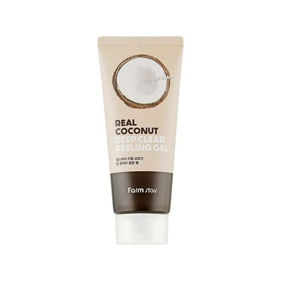 Пілінг для обличчя FarmStay Real Coconut Deep Clear Peeling Gel З кокосовою олією 100 мл (8809809800987)