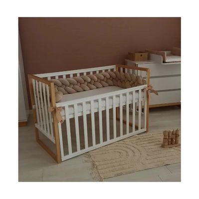 Ліжечко Angelo Люкс-12 біло-мокко (12018)