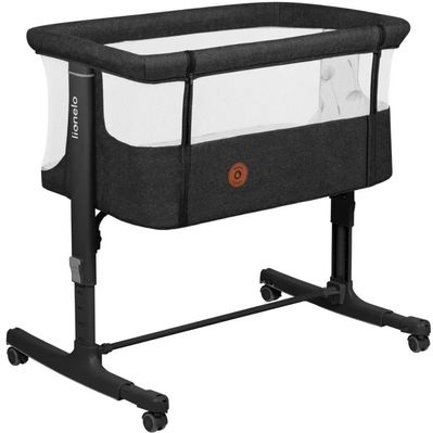 Ліжечко Lionelo приставне Aurora Grey Graphit (LO-AURORA GREY GRAPHITE)