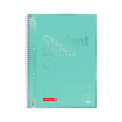 Зошит Brunnen Коледж-блок А4 Premium у клітинку 80 аркушів Mint (10-679 28 154)