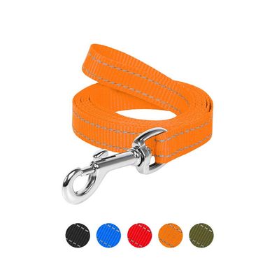 Повідок для собак Dog Extreme з нейлону Ш 20 мм Д 150 см помаранчевий (04624)