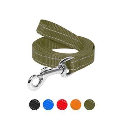 Повідок для собак Dog Extreme з нейлону Ш 20 мм Д 150 см хакі (046231)