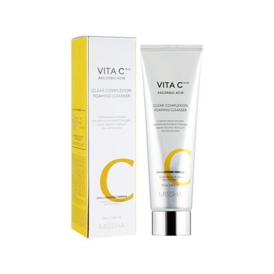 Пінка для вмивання Missha Vita C Plus Clear Complexion Foaming Cleanser 120 мл (8809643523479)